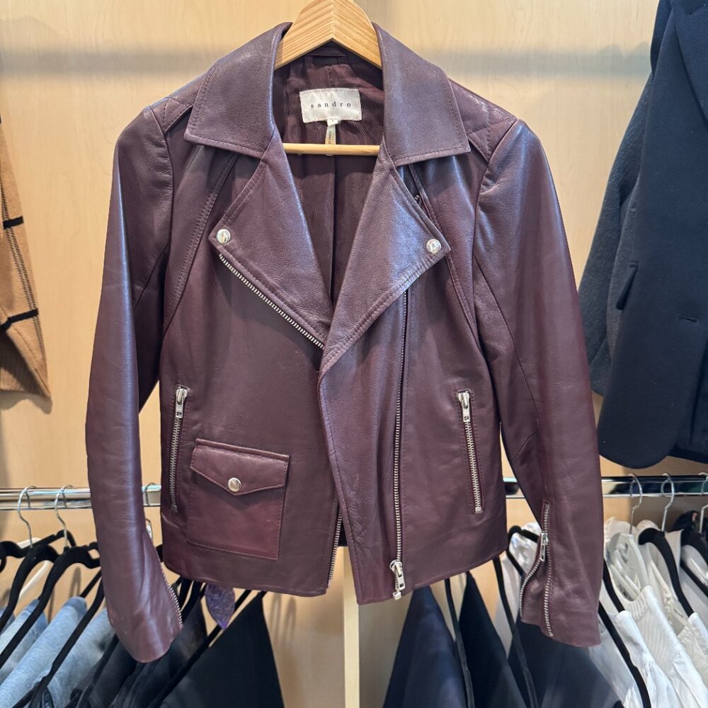 Sandro Leather Jacket